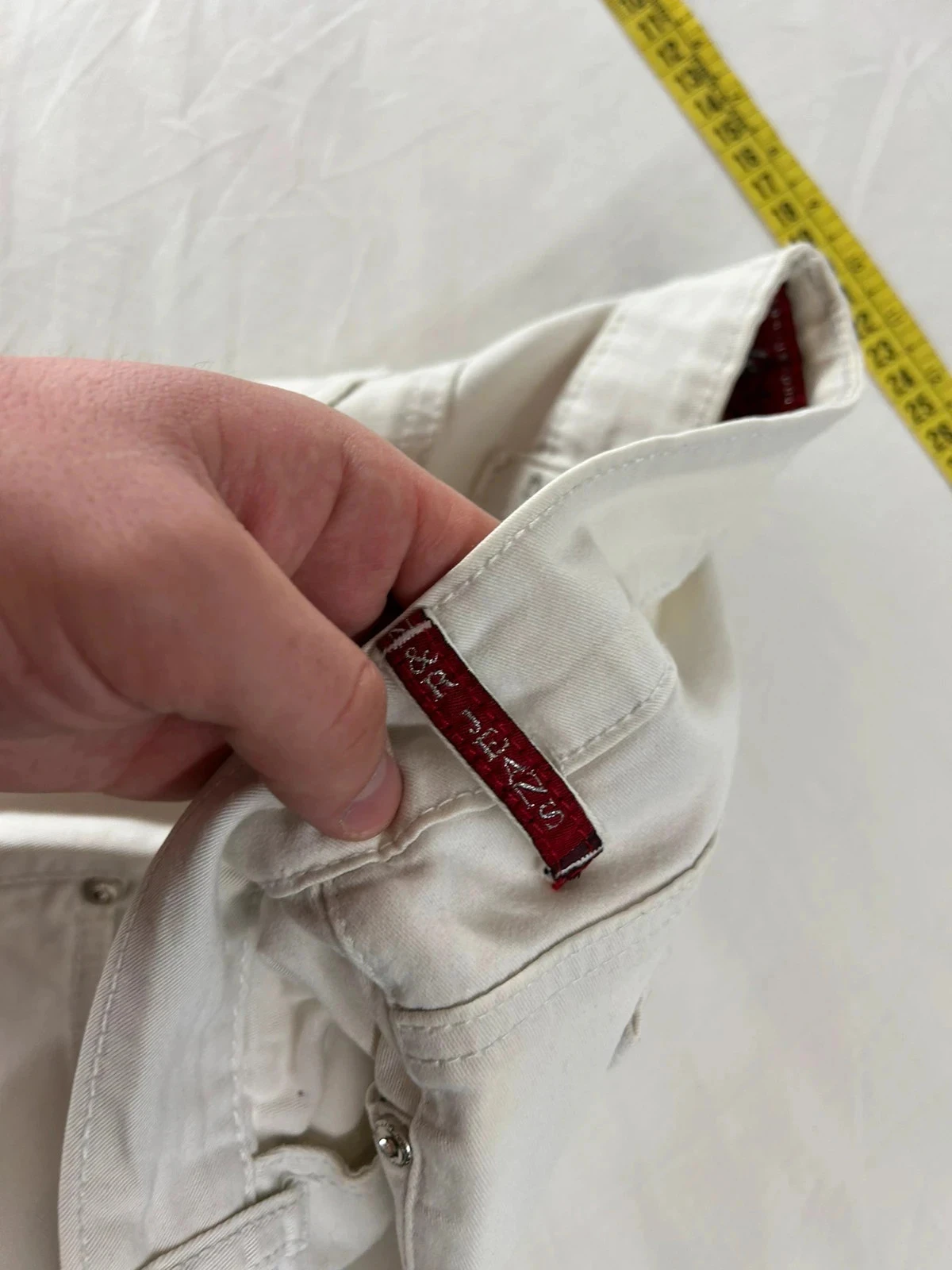 Calça jeans slim branca naturale – photo 11